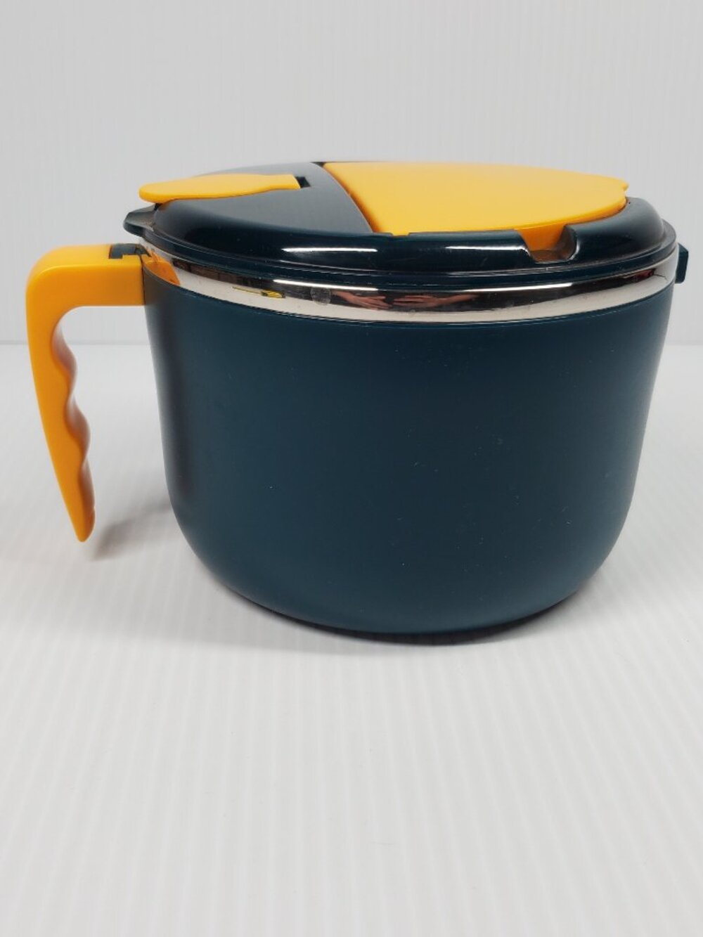 304 Stainless Steel Multi-Purpose Noodle Bowl, Double-Layer Insulated Ramen Bowl